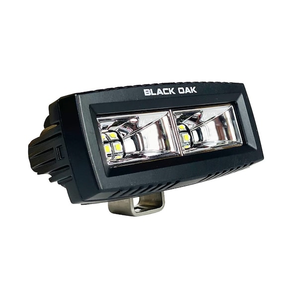 Black Oak Led Black Oak 4in Marine Spreader Light Flood Scene LED Pro Series 3.0 - Black 4BMS-S - main